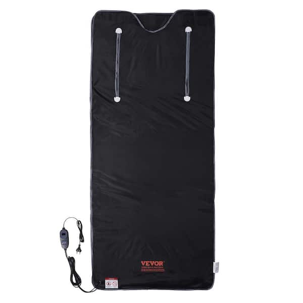Sauna Blanket for Detoxification 5 to 60 Minutes Timer 1-Person Indoor Fabric Frame Infrared Sauna with Time Display