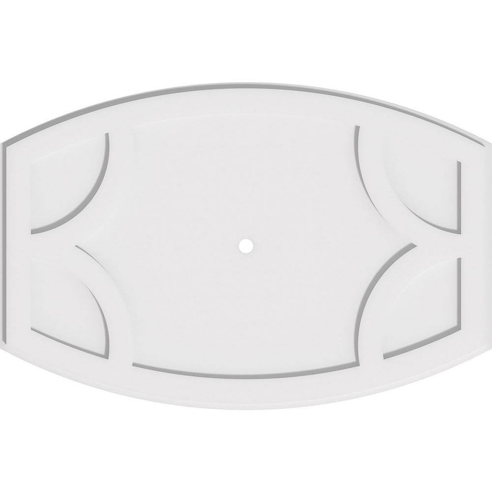 34 in. W x 22-5/8 in. H x 1 in. ID x 1 in. P Kailey Architectural Grade PVC Contemporary Ceiling Medallion price history on PriceWatchPro