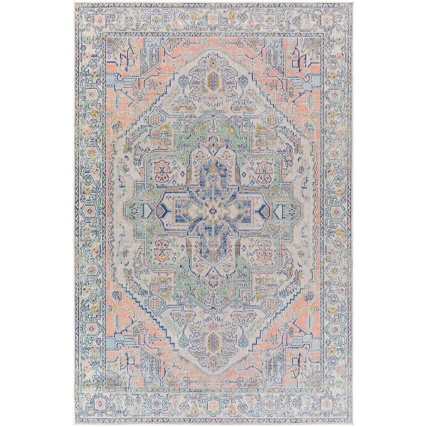Artistic Weavers Hadley Coral 8 ft. x 10 ft. Traditional Indoor Area Rug