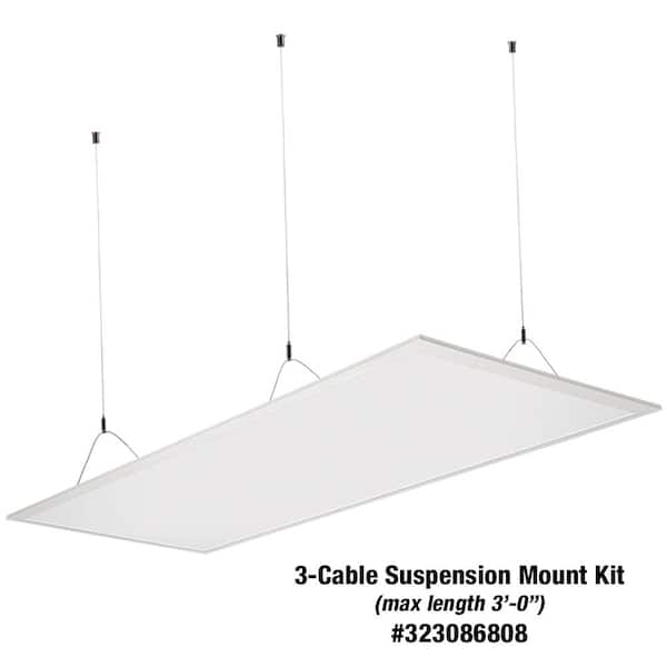 3-Cable Suspension Mount Kit for 2x4 Flat Panel