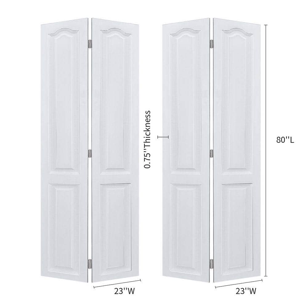 Dual 2-Panel Cottagestyle door 3/4in. Thick 46in. x 80in. Solid