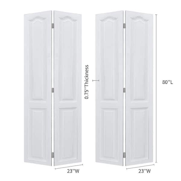 Dual 2-Panel Cottagestyle door 3/4in. Thick 46in. x 80in. Solid