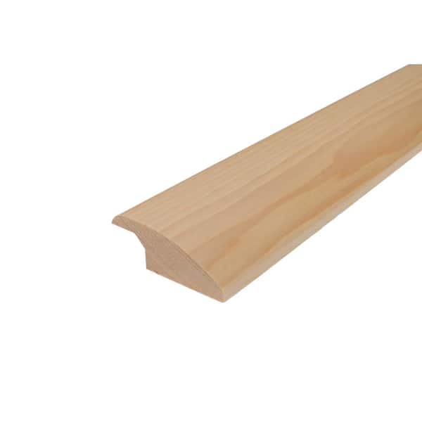 ROPPE Griffon 0.38 in. Thick x 2 in. Wide x 78 in. Length Matte Overlap Wood Reducer Hardwood Trim