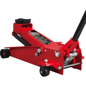 3-Ton Floor Jack with Dual Piston Speedy Lift