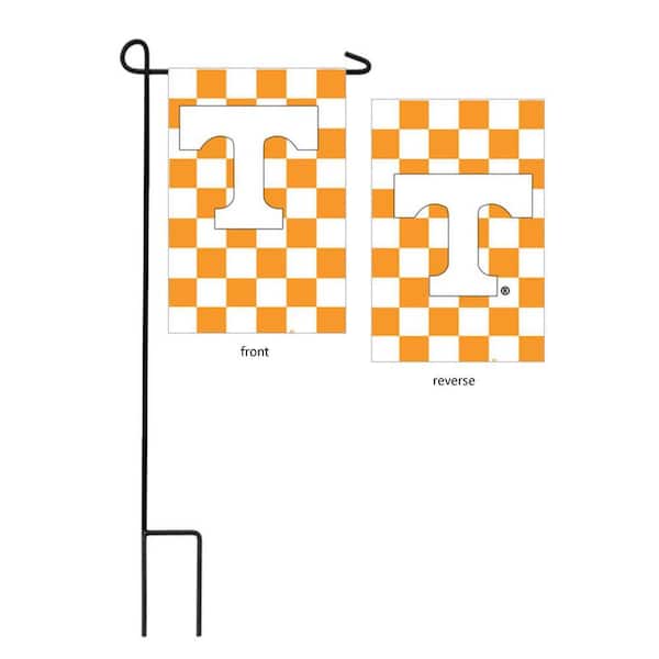 1 ft. x 1-1/2 ft. University of Tennessee 2-Sided Garden Flag with 3-2/3 ft. Metal Flagpole