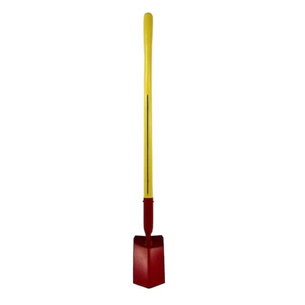 Nupla 48 in. Fiberglass Handle 16 in. Gauge 5 in. Curved Blade Trenching Shovel