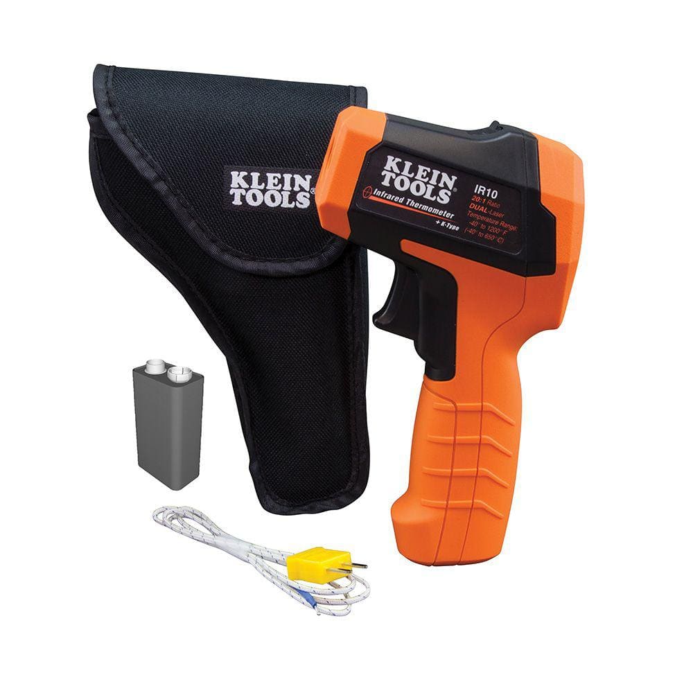 Klein Tools IR10 20:1 Dual-Laser Infrared Thermometer