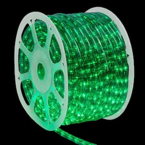 150 ft. 1800-Light Green Christmas LED Rope Light Kit