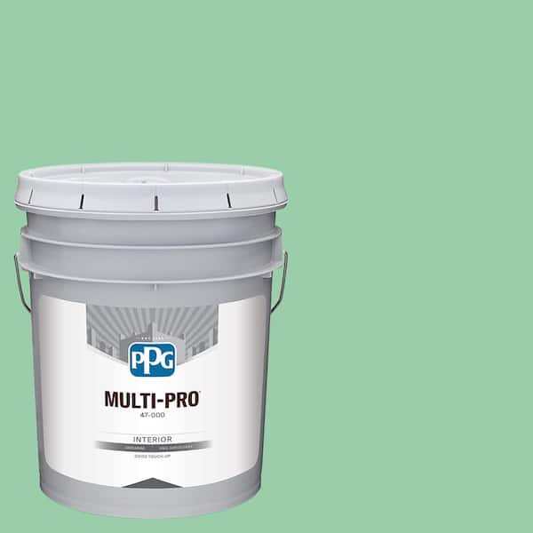 MULTI-PRO 5 gal. Heath Green PPG1226-4 Flat Interior Paint