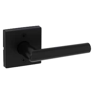 Kwikset Tripoli Matte Black Half Dummy Door Handle with Soft