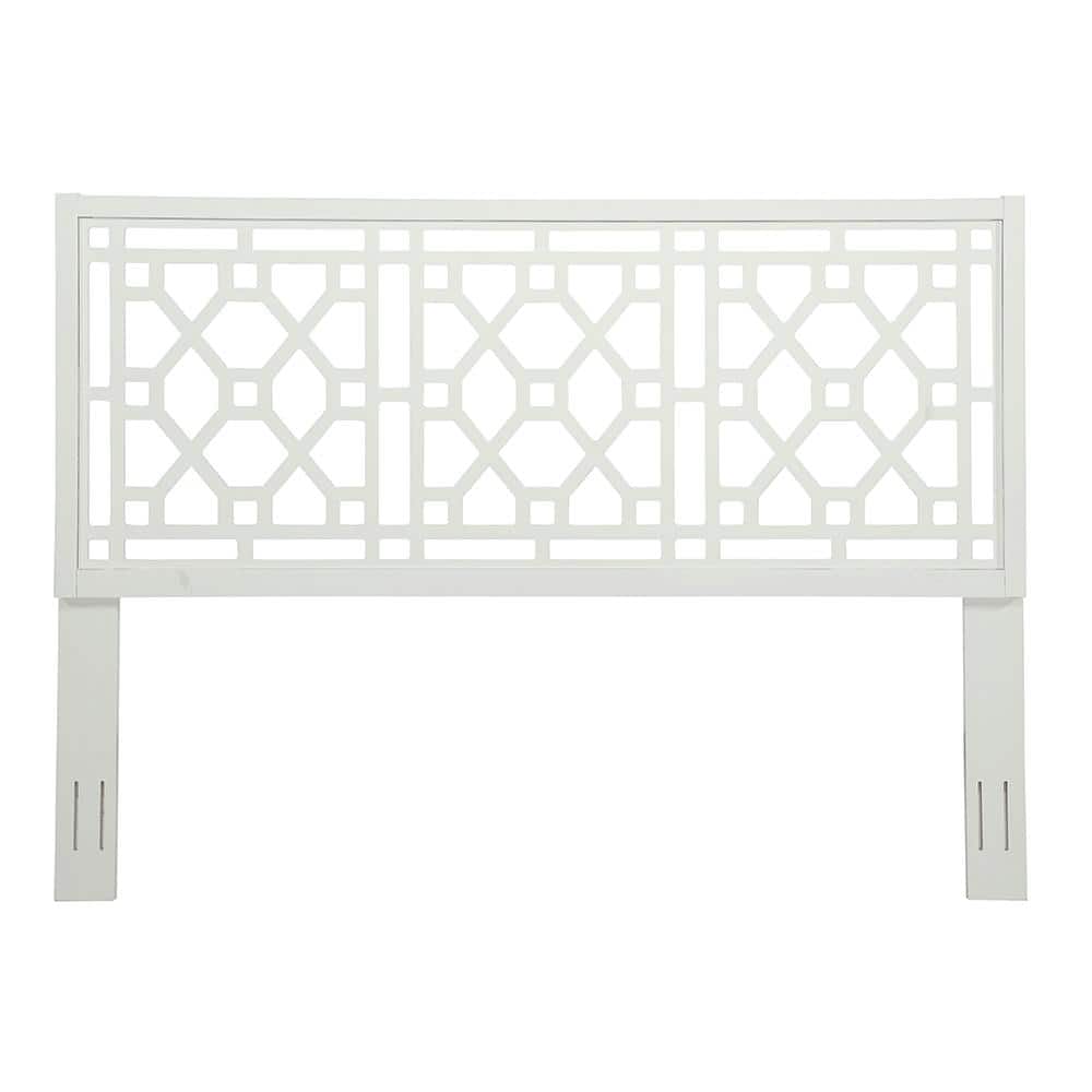Thomas Chippendale White King Headboard