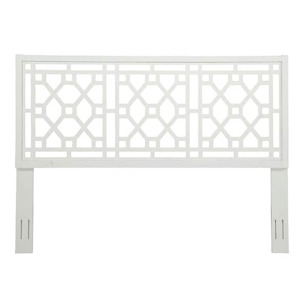 Unbranded Thomas Chippendale White King Headboard