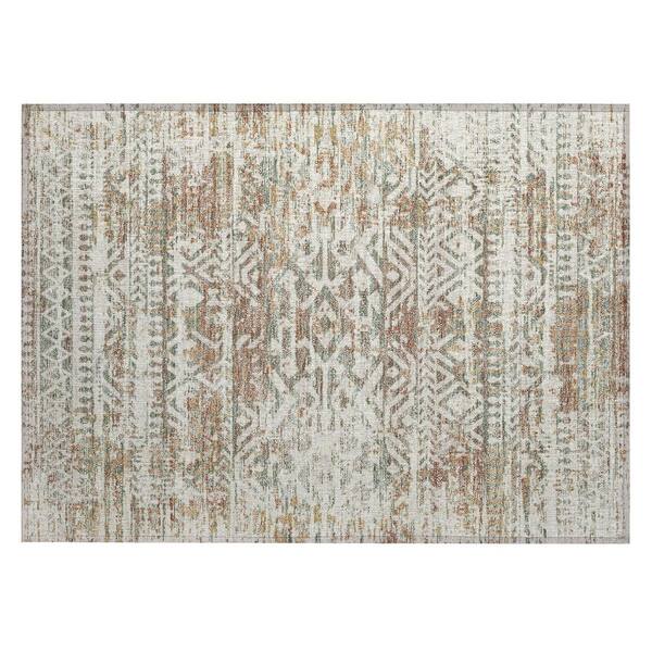 Chantille Machine Washable Indoor/Outdoor Abstract ACN3161 Cream 2 ft. x 3 ft. Accent Rug