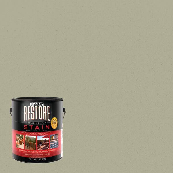 Rust-Oleum Restore 1 gal. Marsh Solid Acrylic Exterior Concrete and Wood Stain