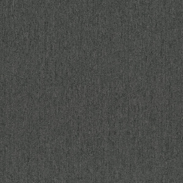 Duval - Knight - Gray Commercial/Residential 24 x 24 in. Glue-Down Carpet Tile Square (72 sq. ft.)