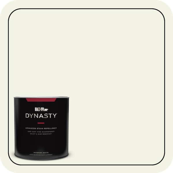 BEHR DYNASTY 1 qt. #PPL-57 White Smoke Matte Interior Stain-Blocking Paint & Primer
