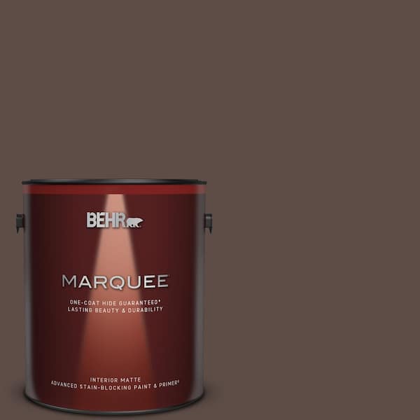 BEHR MARQUEE 1 gal. #MQ2-35 Cabin in the Woods One-Coat Hide Matte Interior Paint & Primer