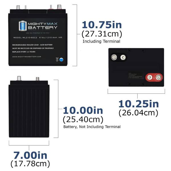 thumbnail image 2 of Cyber Power RB1270X2C Replacement Battery Cartridge2 X 12 V / 7 Ah 2 of 11