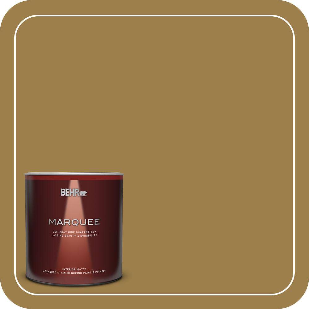1 qt. #S310-6 Gold Ink Matte Interior Paint & Primer price history on PriceWatchPro