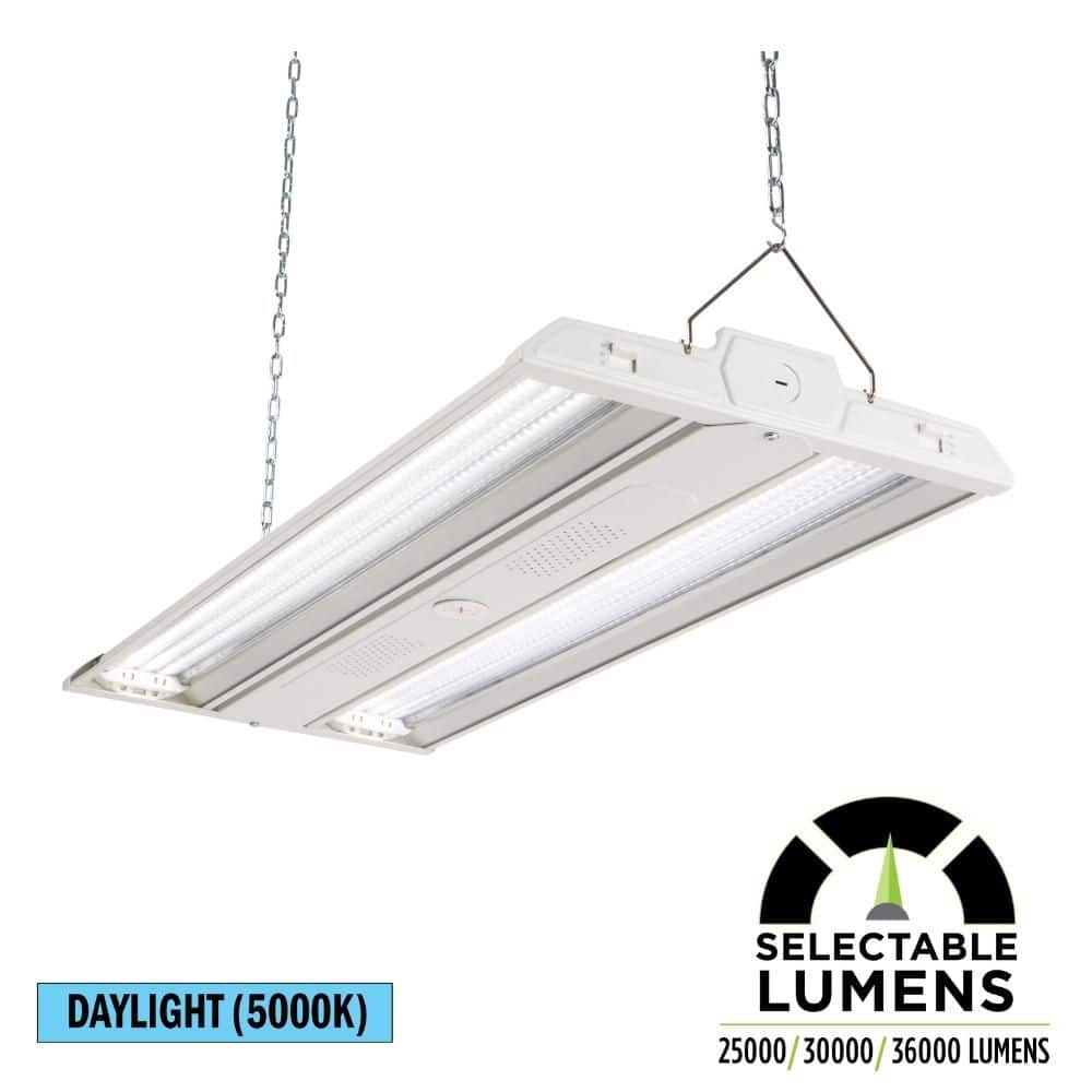 2.3 ft. 245-Watt Adjustable Beam LED White Commercial Shop Light, 36000 Lumens, 5000K, 120-277V, 0-10V Dimmable price history on PriceWatchPro