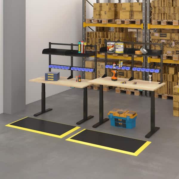 4Dock Modular 52 in. W Metal Workbench Tool Storage Kit with Trays