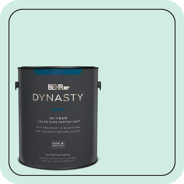 BEHR DYNASTY 1 gal. Home Decorators Collection #HDC-MD-19 Soft Mint Satin Enamel Exterior Stain-Blocking Paint & Primer