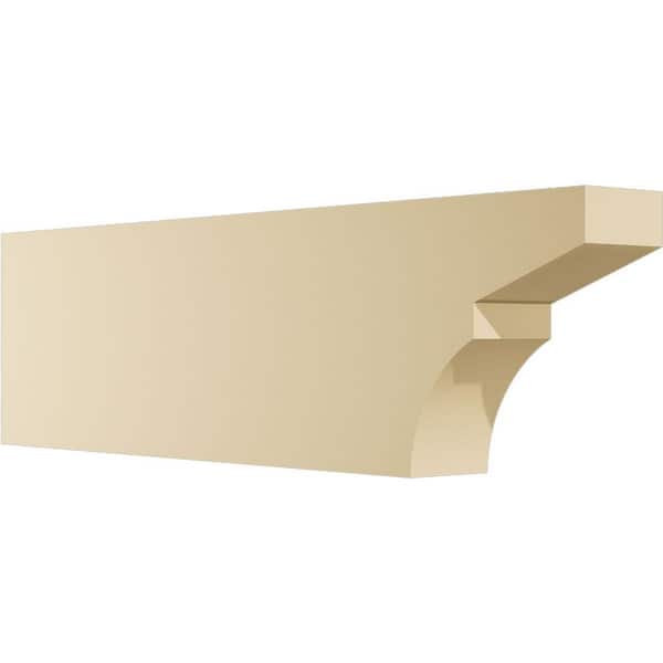 Ekena Millwork Standard Monterey 4 in. W x 10 in. H x 36 in. D Signature Urethane Rafter Tail Outlooker