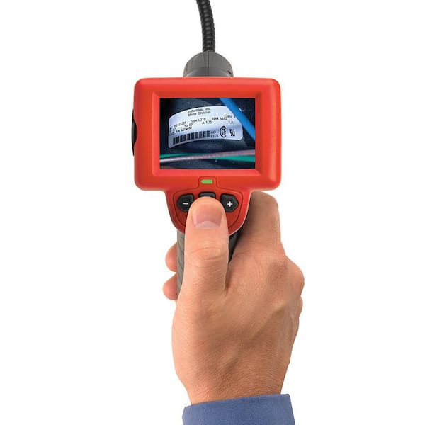 CA-25 Micro Visual Inspection & Diagnostic Handheld Camera w/ 2.7 in. Color  Display, 4 ft. Fixed Waterproof Camera Cable