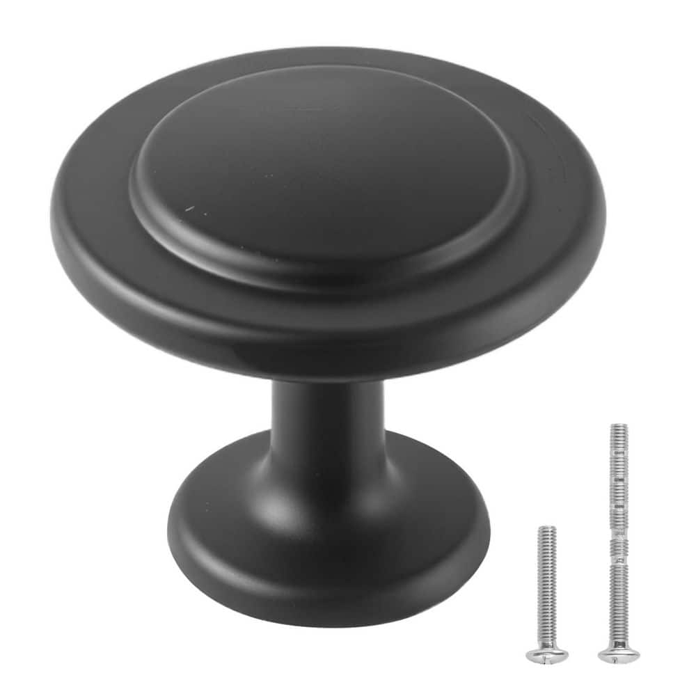 Cabinet Knobs,1.22 in. Black Zinc Alloy Drawer Pulls&Door Handles, Mushroom Kitchen Solid Knobs Dresser Handles,30 Pack price history on PriceWatchPro