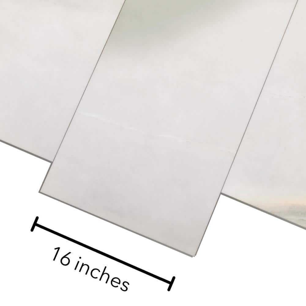 Silver Mink Marble 16'' x 16'' Waterproof Vinyl Tile Flooring