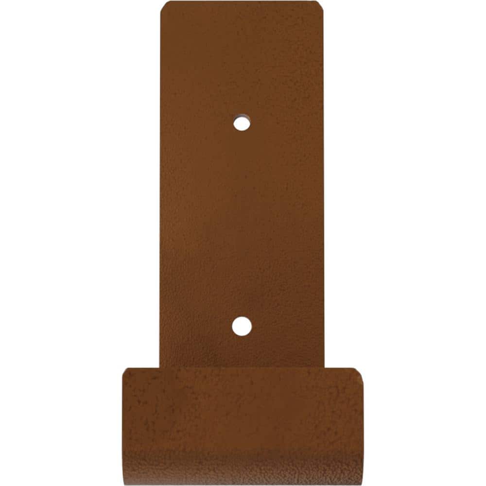 Hammered Copper 6" Steel Hanging Shelf Bracket