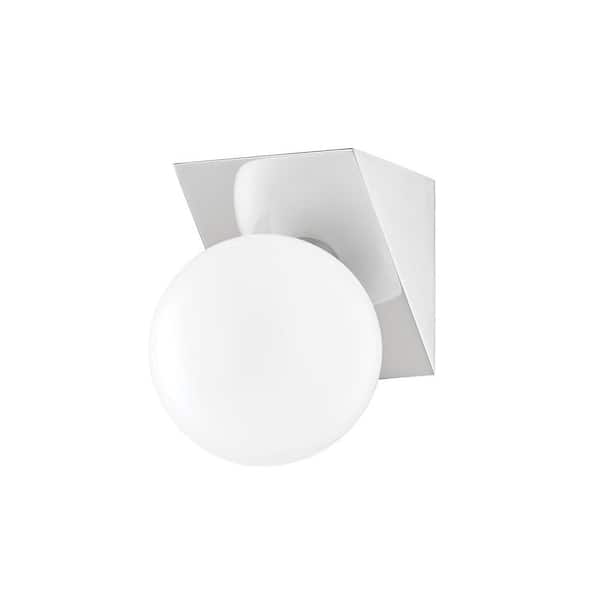 MITZI HUDSON VALLEY LIGHTING Aspyn 1-Light Polished Nickel Bath Bracket