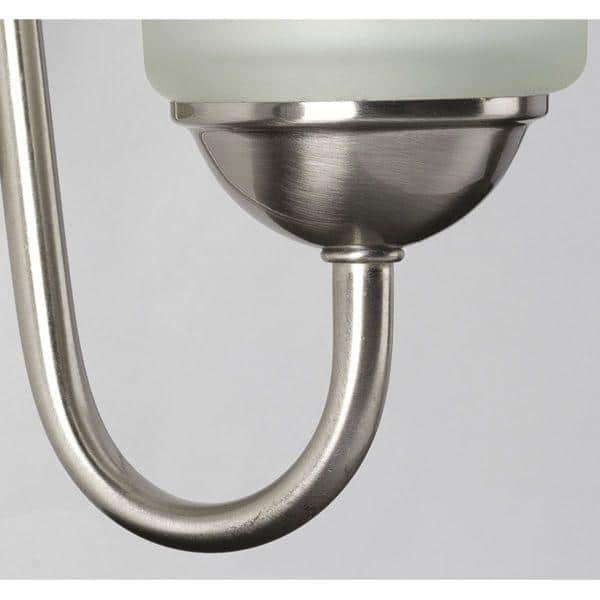 Classic Brushed Nickel 4-Light Bath Vanity Fixture