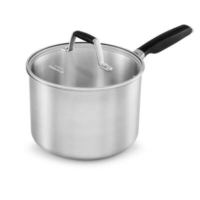 Select 3.5 qt. Stainless Steel Sauce Pan with Glass Lid