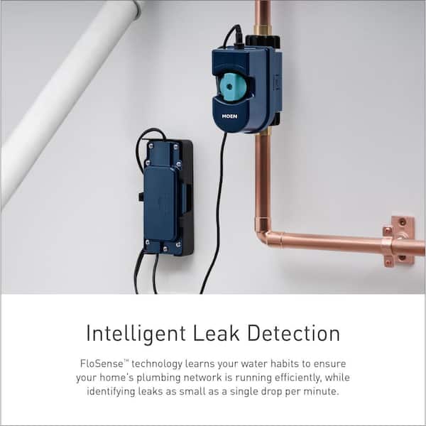 Automatic shut off valve for water alarm detection system