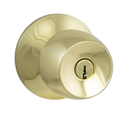 pair of polished brass nouveau ornate round door knobs with backplates,188 x 58