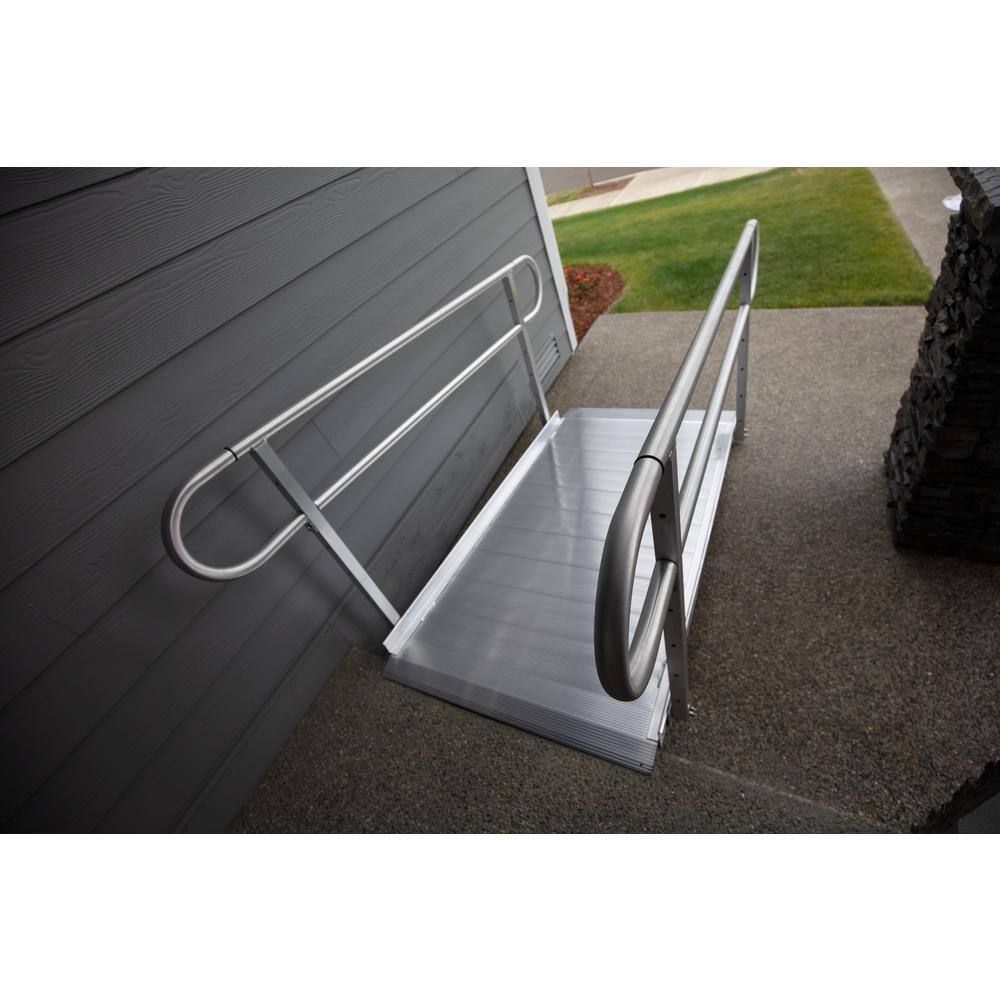 EZ-ACCESS 9-Foot Aluminum Portable Wheelchair Ramp with Handrails