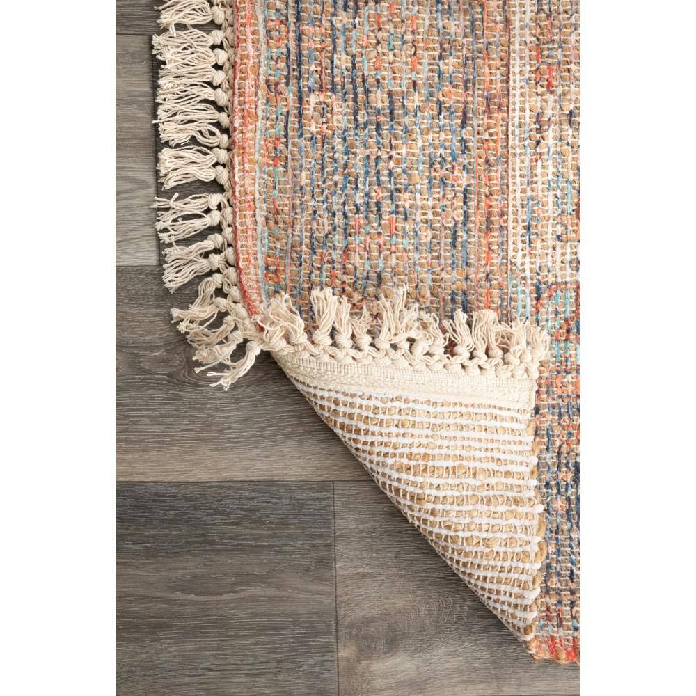 Multicolor Medallion Flat Woven Synthetic 8' x 10' Area Rug