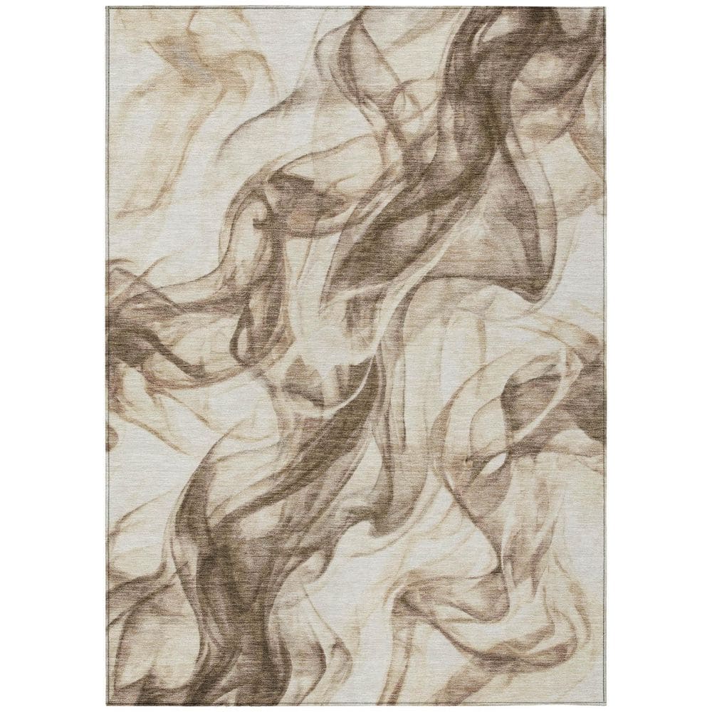 Chantille Machine Washable Indoor/Outdoor Abstract ACN2963 Linen 10 ft. x 14 ft. Area Rug price history on PriceWatchPro