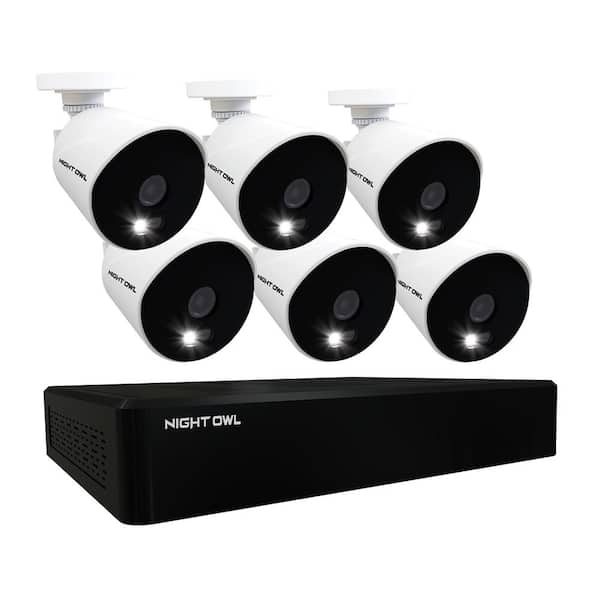 Night Owl 16-Channel 1080p Wired DVR Security Camera System with 1TB Hard Drive and 6 1080p Wired Spotlight Cameras