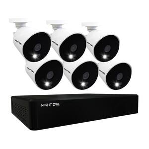 16-Channel 1080p Wired DVR Security Camera System with 1TB Hard Drive and 6 1080p Wired Spotlight Cameras