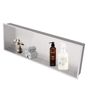 Lordear 37 x 13 Shower Niche Stainless Steel Bathroom Shelf Wall  Organizer Niche Recessed Shower Niche