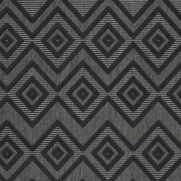 Charcoal 6 ft. x 9 ft. Woven Polypropylene;Polyester Indoor/Outdoor Area Rug