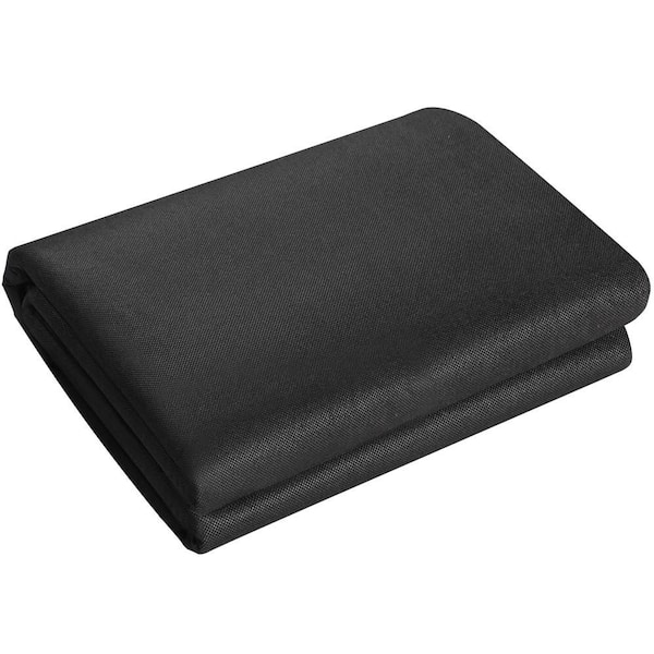 Premium 3 ft. x 30 ft. Heavy-Duty Black Landscape Fabric for Weed Control, Thick and Durable Garden Barrier