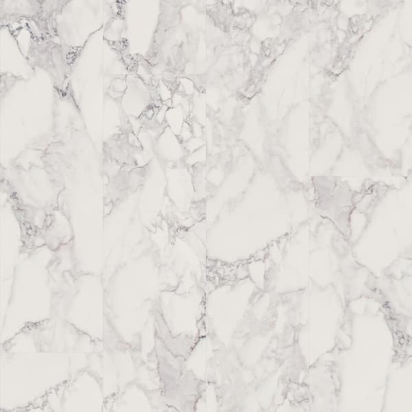 Krono Original White Marble 8.5 mm T X 9.6 in W Waterproof Laminate Flooring(25.43 sq. ft./case)