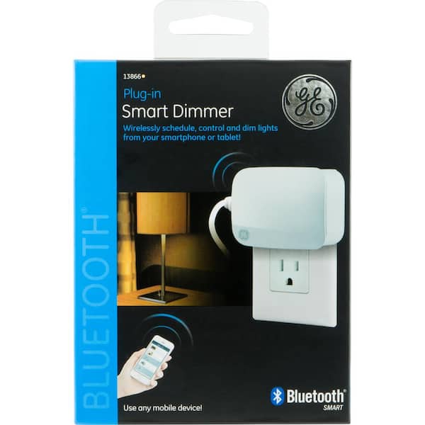 Smart Dimmer Plug 1 Pack Floor Lamp 400W Smart Outdoor Light Timer IP55 Waterproof for String Lights Otdair Bluetooth WiFi Plug-in Dimmer Works with Alexa and Google Assistance Patio Lights