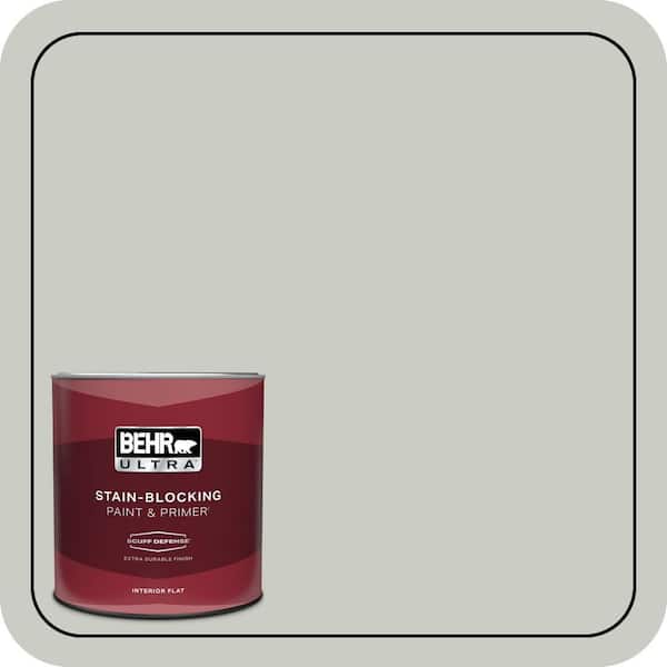 BEHR ULTRA 1 qt. #PPF-16 Paving Stones Extra Durable Flat Interior Paint & Primer