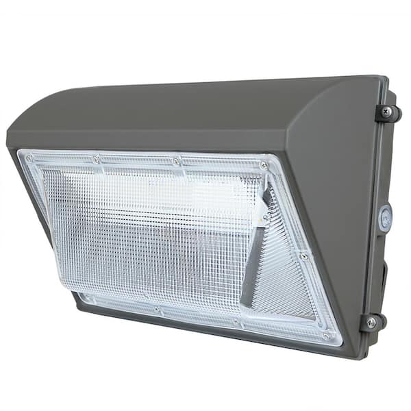 WYZM 125-Watt 120° Outdoor Integrated Bronze LED Wall Pack Flood Light 16000 Lumens 5000K White with Photocell
