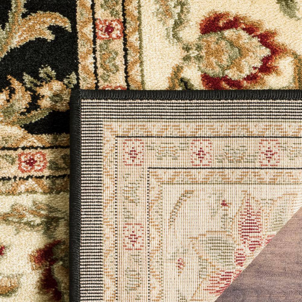 Multi/Ivory Floral Hand-Knotted Synthetic Small Rug