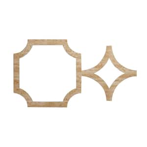 42 3/8 in. x 23 3/8 in. x 1/4 in. Red Oak Large Anderson Decorative Fretwork Wood Wall Panels (10-Pack)